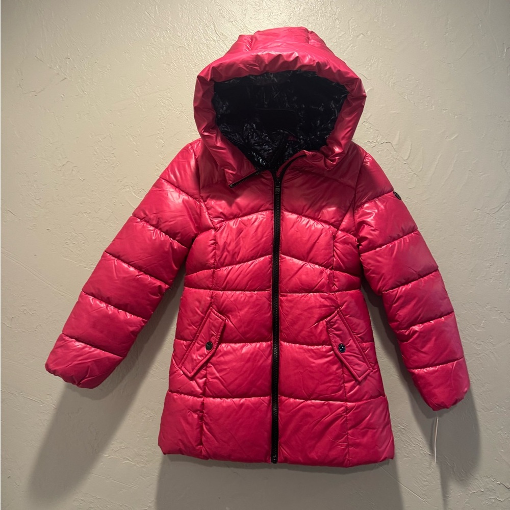 Michael Kors Raspberry Girls Jacket 
Size 10/12 
Double zipper